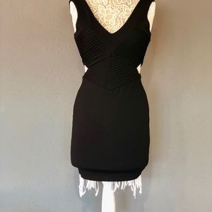 Black cocktail dress